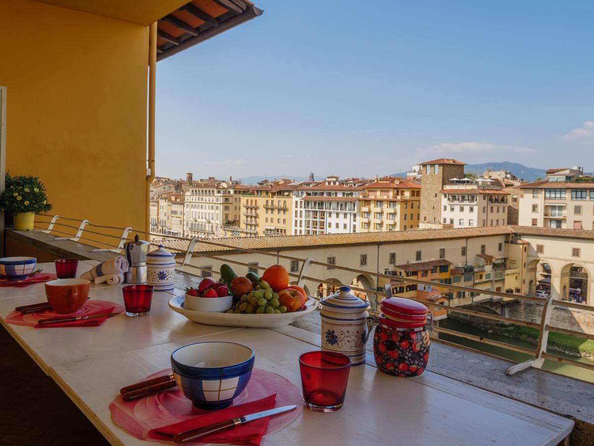 Apartamento Ponte Vecchio Terrace Florencia Exterior foto