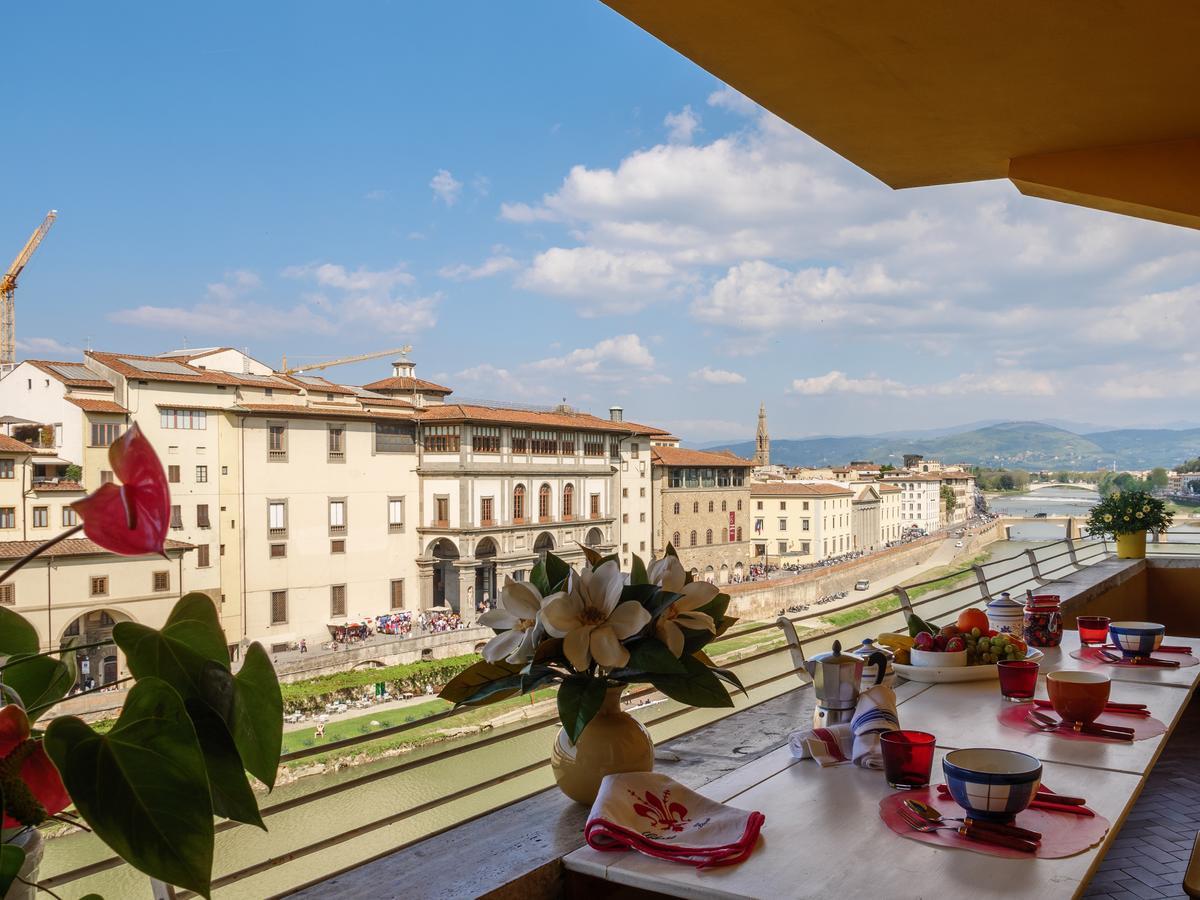 Apartamento Ponte Vecchio Terrace Florencia Exterior foto