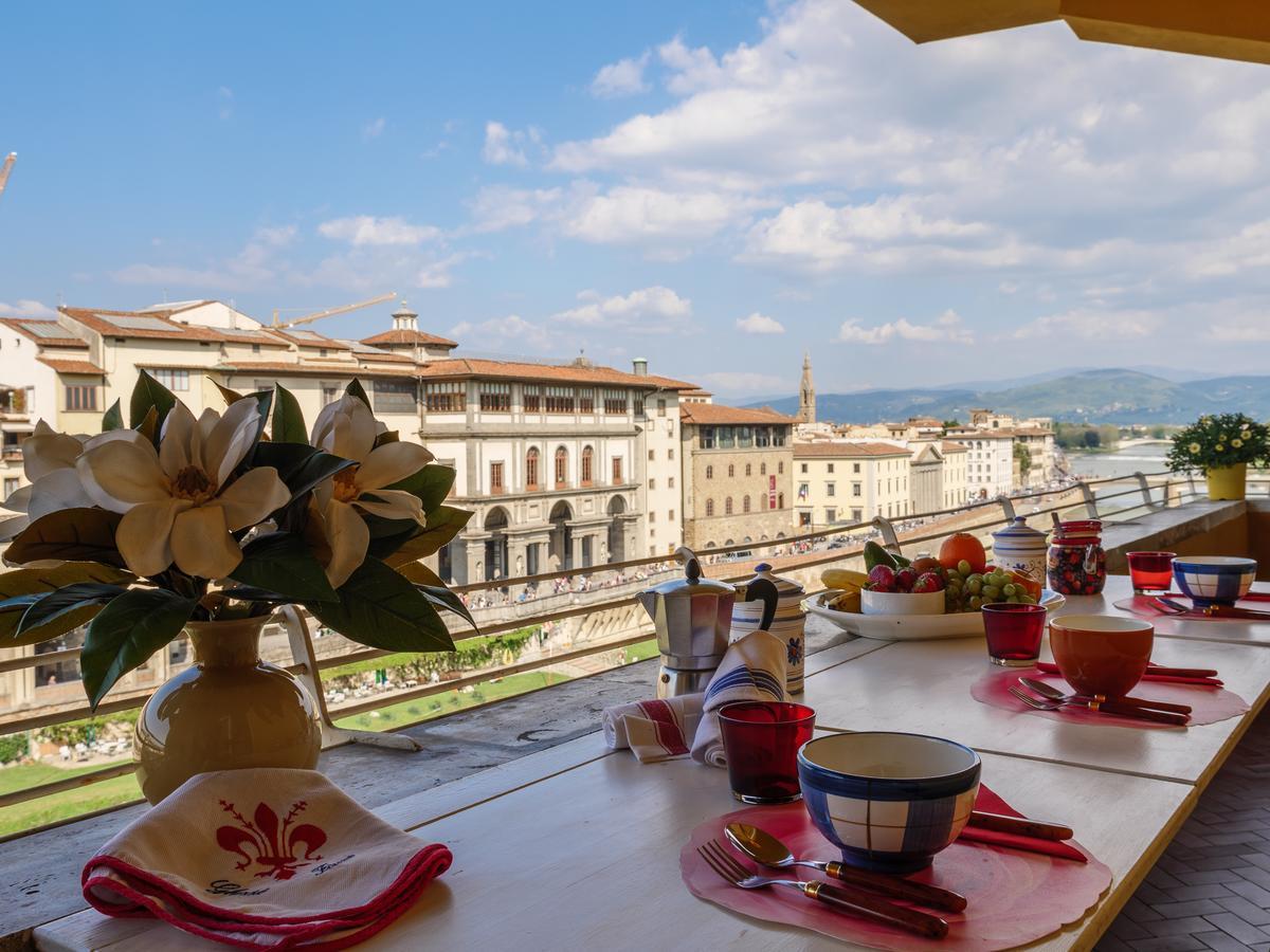 Apartamento Ponte Vecchio Terrace Florencia Exterior foto